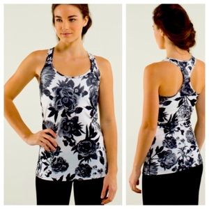 EUC Lululemon Brisk Bloom Cool Racerback